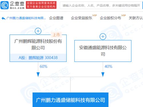 鵬輝能源布局儲能系統集成新賽道，成立億元級科技公司